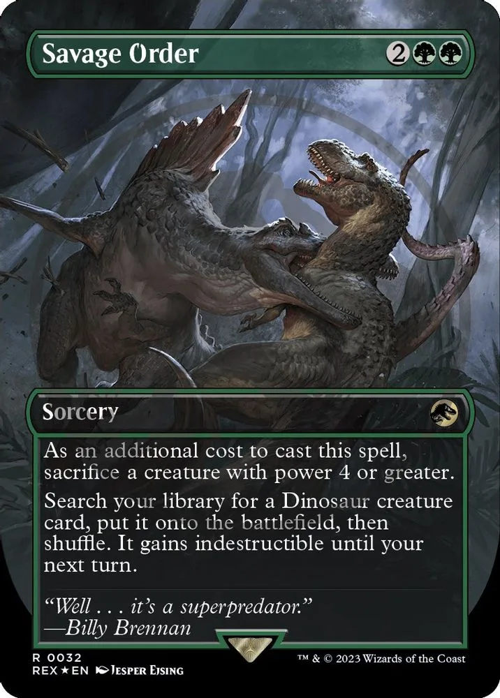 Savage Order (Borderless) (Emblem)