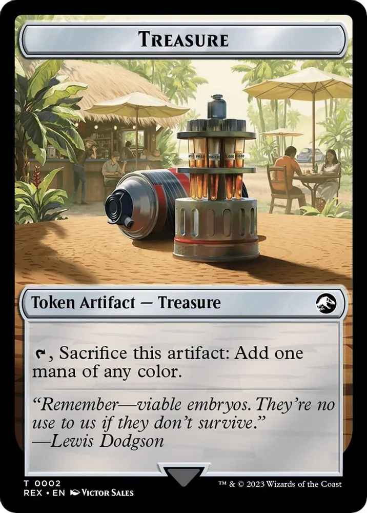 Treasure // Dinosaur (0001) Double-Sided Token