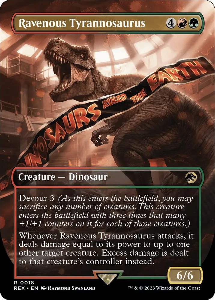 Ravenous Tyrannosaurus (Borderless)