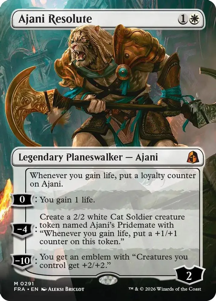 Ajani Resolute (Borderless)