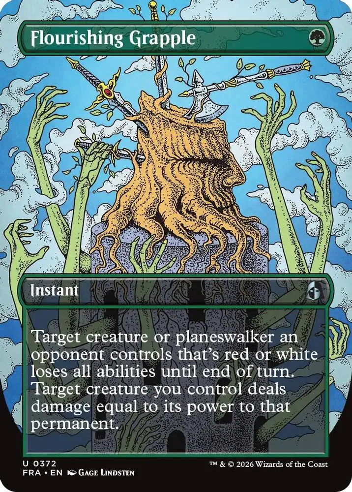 Flourishing Grapple (Borderless)