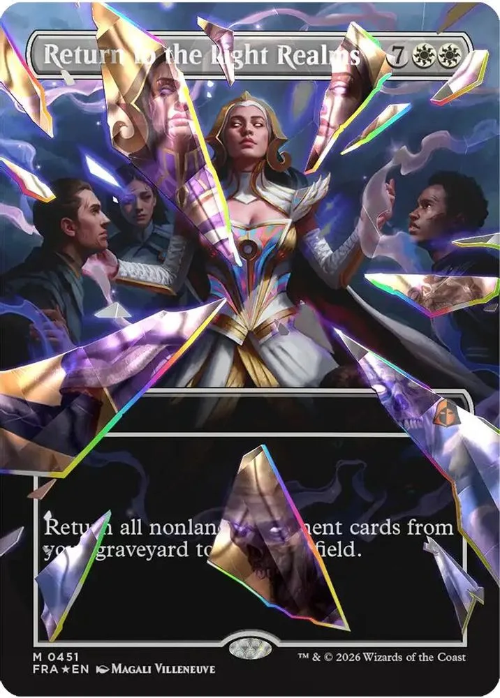 Return to the Light Realms (Borderless) (Facet Foil)