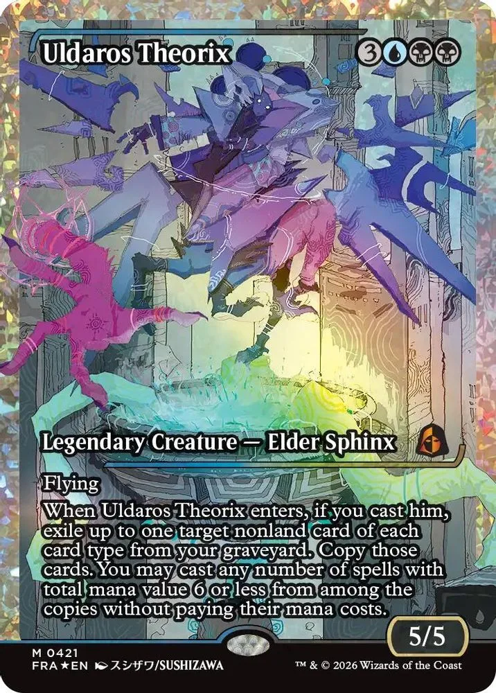 Uldaros Theorix (Showcase) (Fracture Foil)