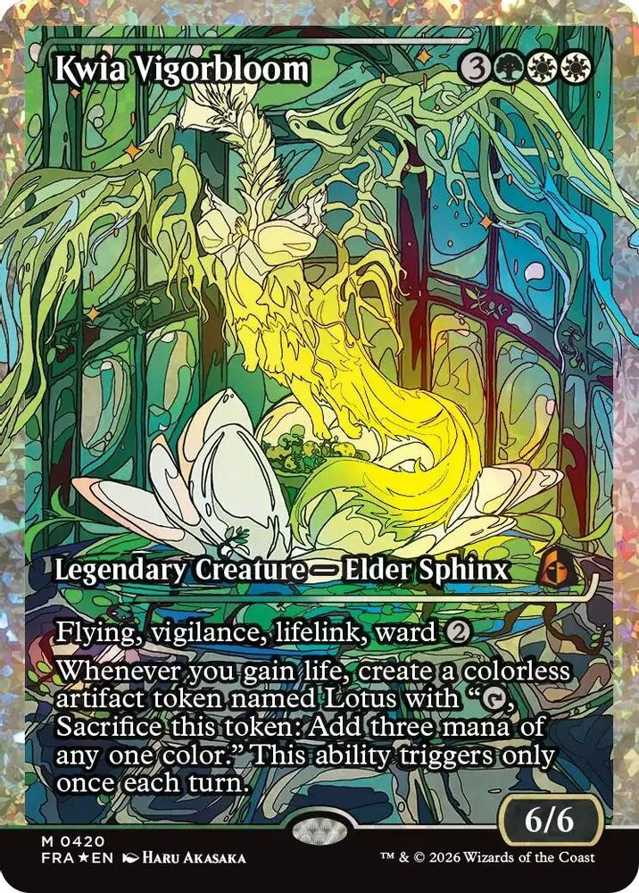 Kwia Vigorbloom (Showcase) (Fracture Foil)