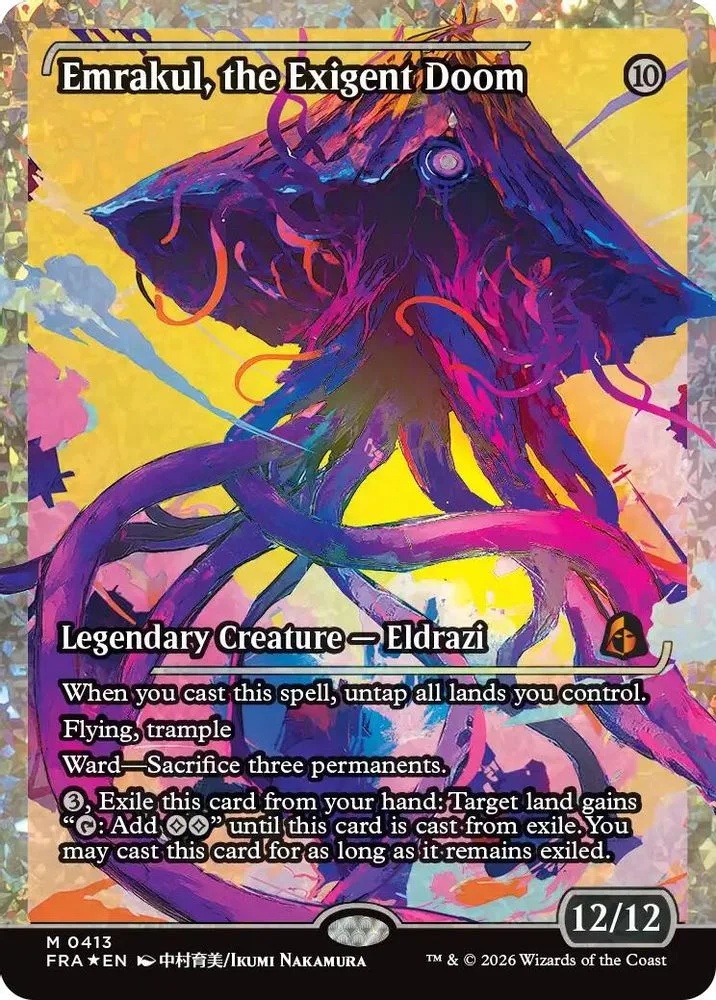 Emrakul, the Exigent Doom (Showcase) (Fracture Foil)