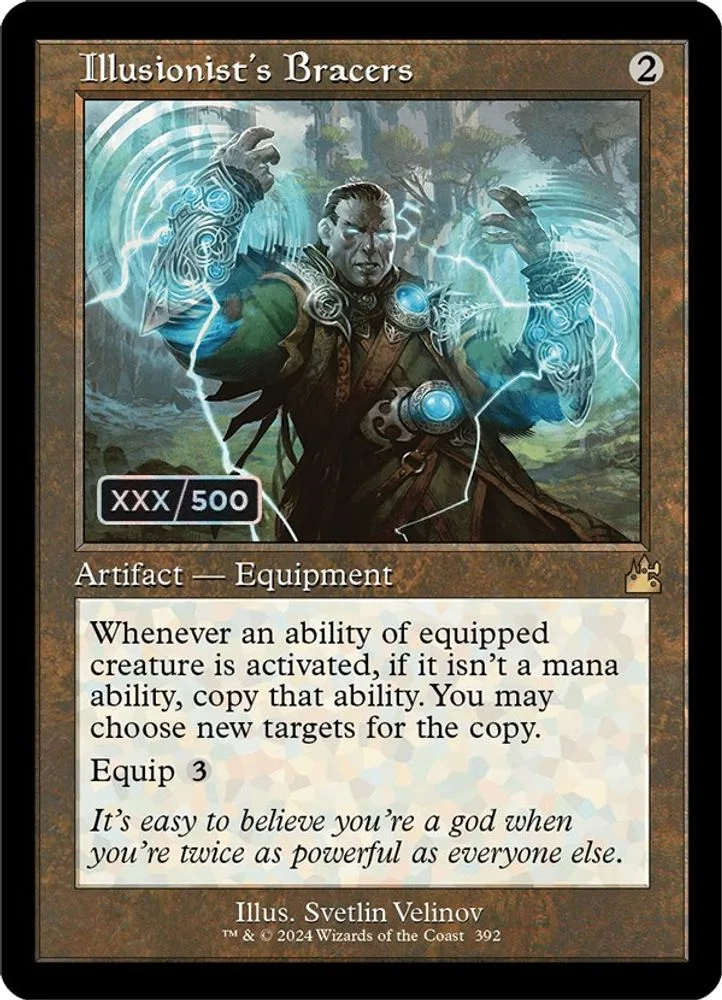 Illusionist's Bracers (Retro Frame · Serial Numbered)