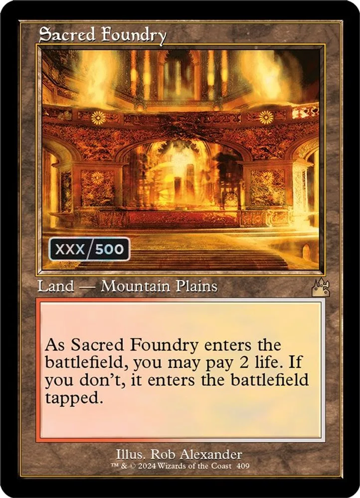 Sacred Foundry (Retro Frame · Serial Numbered)