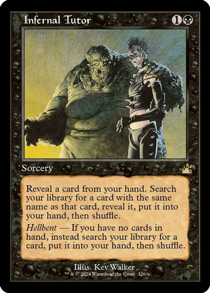 Infernal Tutor (Retro Frame)