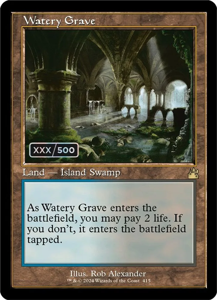 Watery Grave (Retro Frame · Serial Numbered)