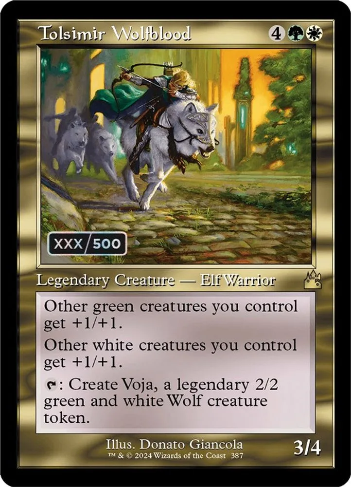 Tolsimir Wolfblood (Retro Frame · Serial Numbered)