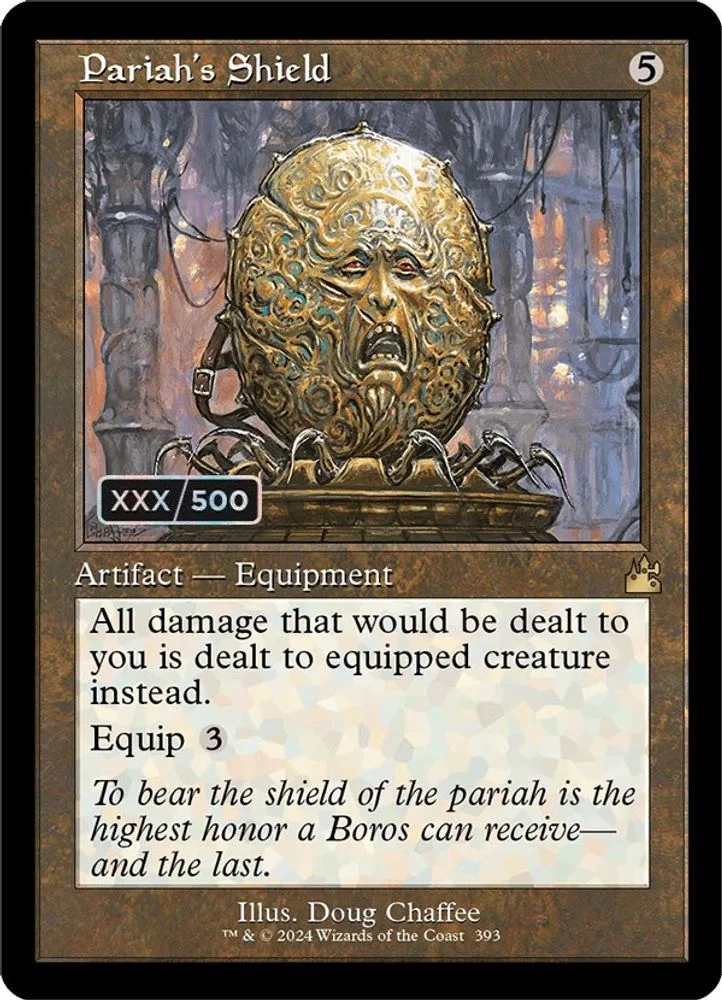 Pariah's Shield (Retro Frame · Serial Numbered)