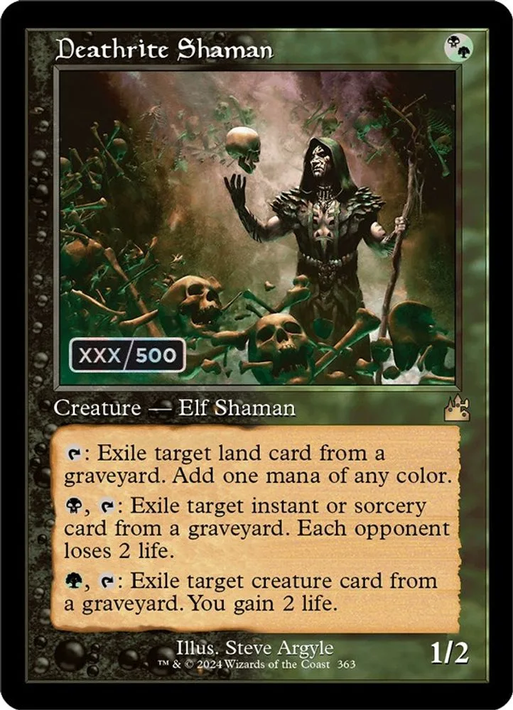 Deathrite Shaman (Retro Frame · Serial Numbered)