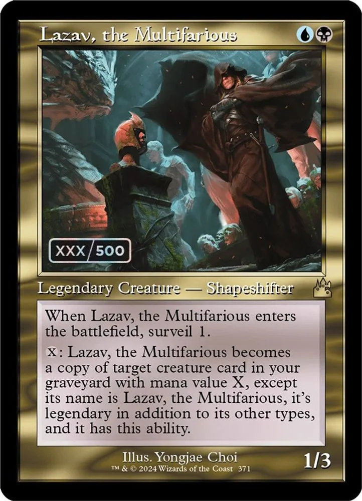 Lazav, the Multifarious (Retro Frame · Serial Numbered)