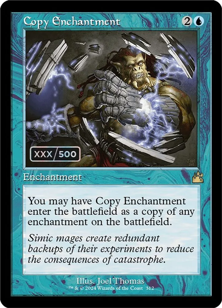 Copy Enchantment (Retro Frame · Serial Numbered)