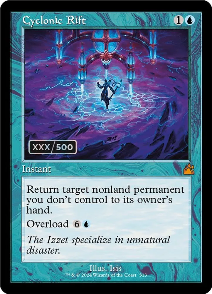 Cyclonic Rift (Retro Frame · Serial Numbered)