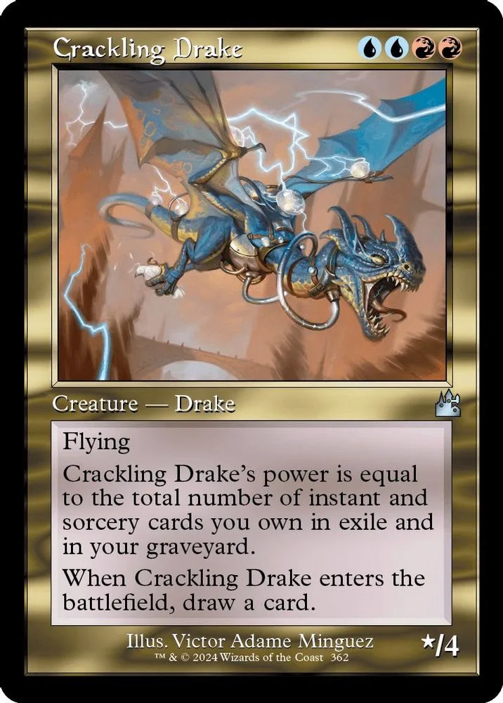 Crackling Drake (Retro Frame)