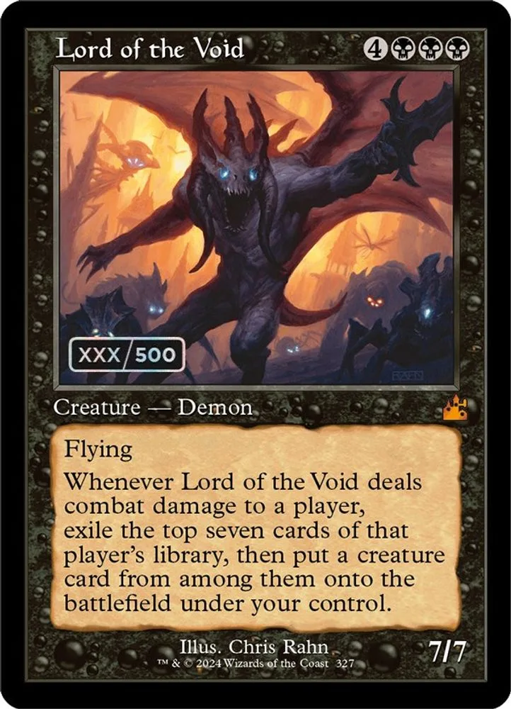 Lord of the Void (Retro Frame · Serial Numbered)