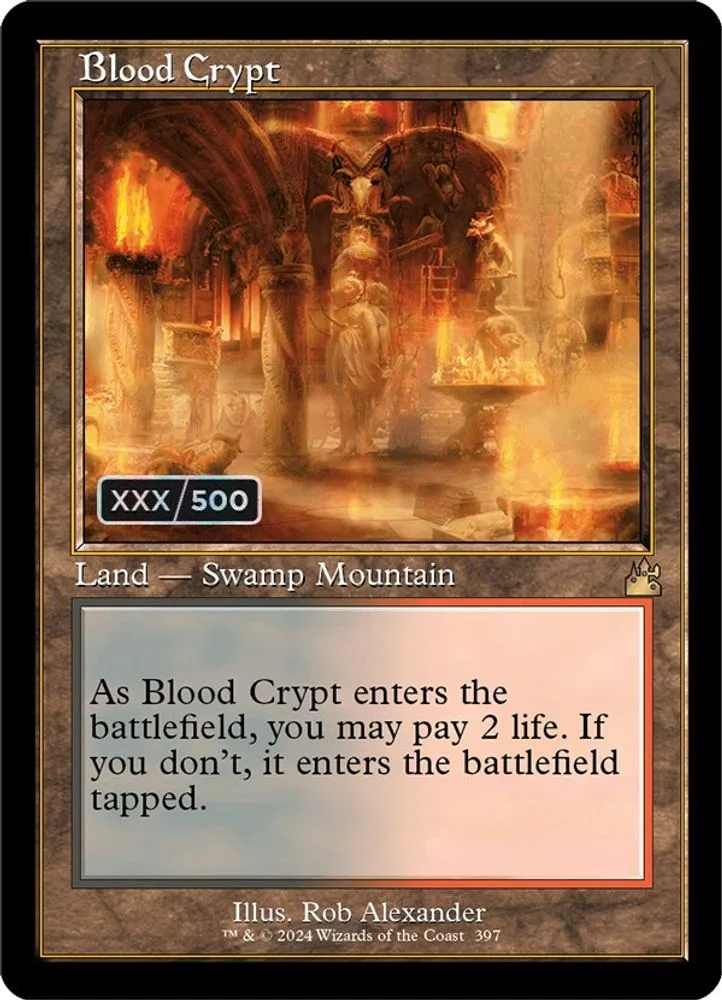 Blood Crypt (Retro Frame · Serial Numbered)
