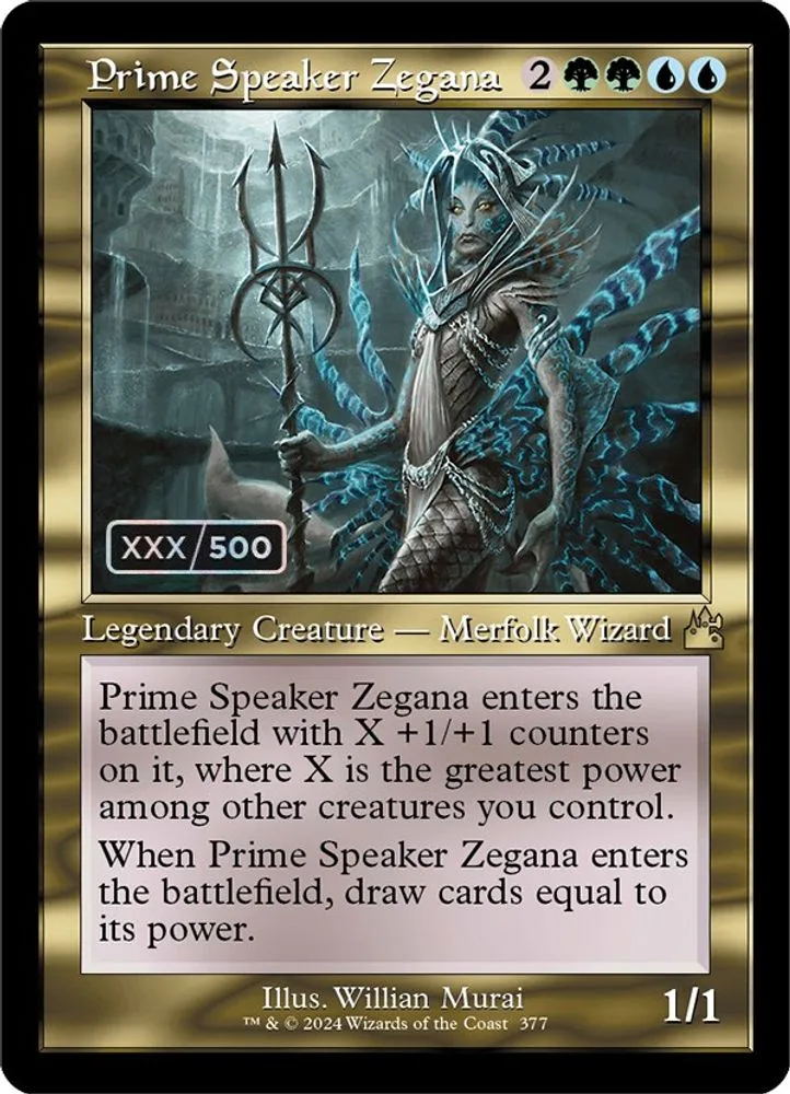 Prime Speaker Zegana (Retro Frame · Serial Numbered)