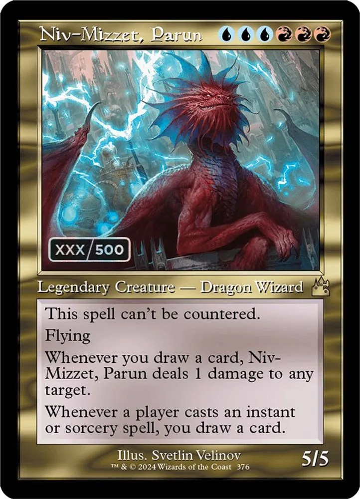 Niv-Mizzet, Parun (Retro Frame · Serial Numbered)