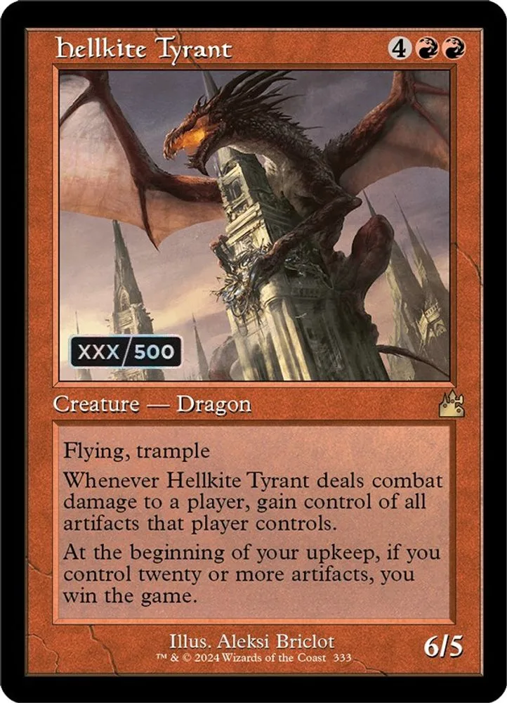 Hellkite Tyrant (Retro Frame · Serial Numbered)