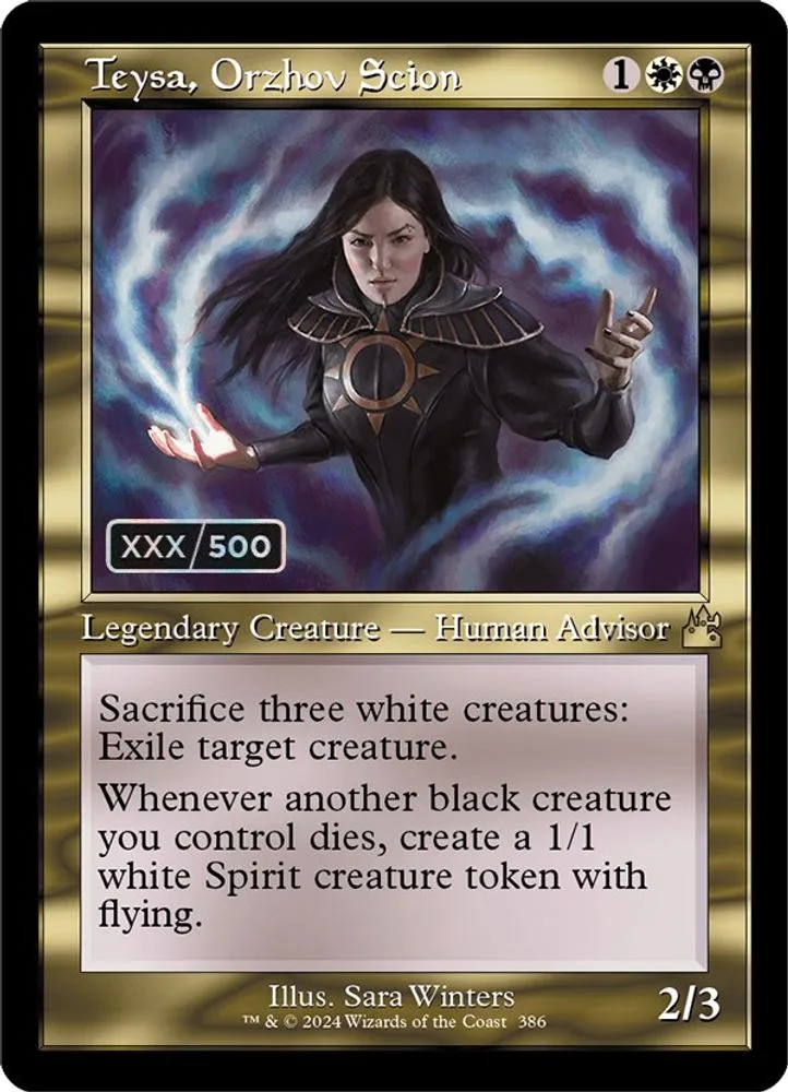 Teysa, Orzhov Scion (Retro Frame · Serial Numbered)