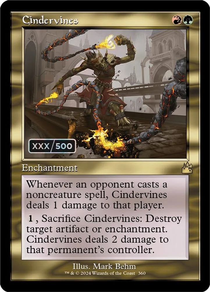 Cindervines (Retro Frame · Serial Numbered)