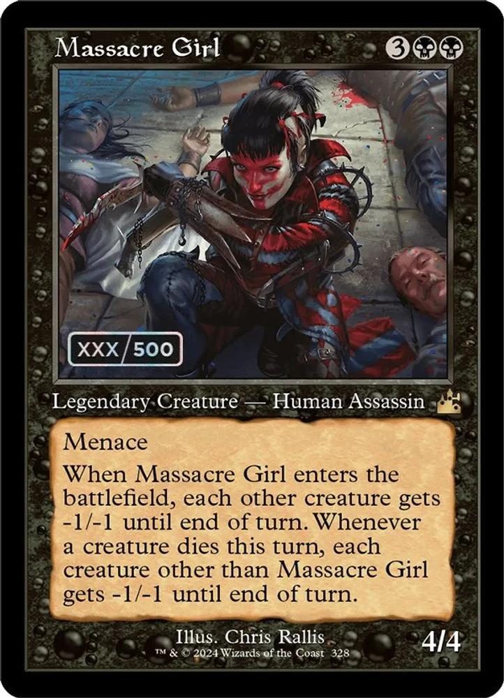 Massacre Girl (Retro Frame · Serial Numbered)