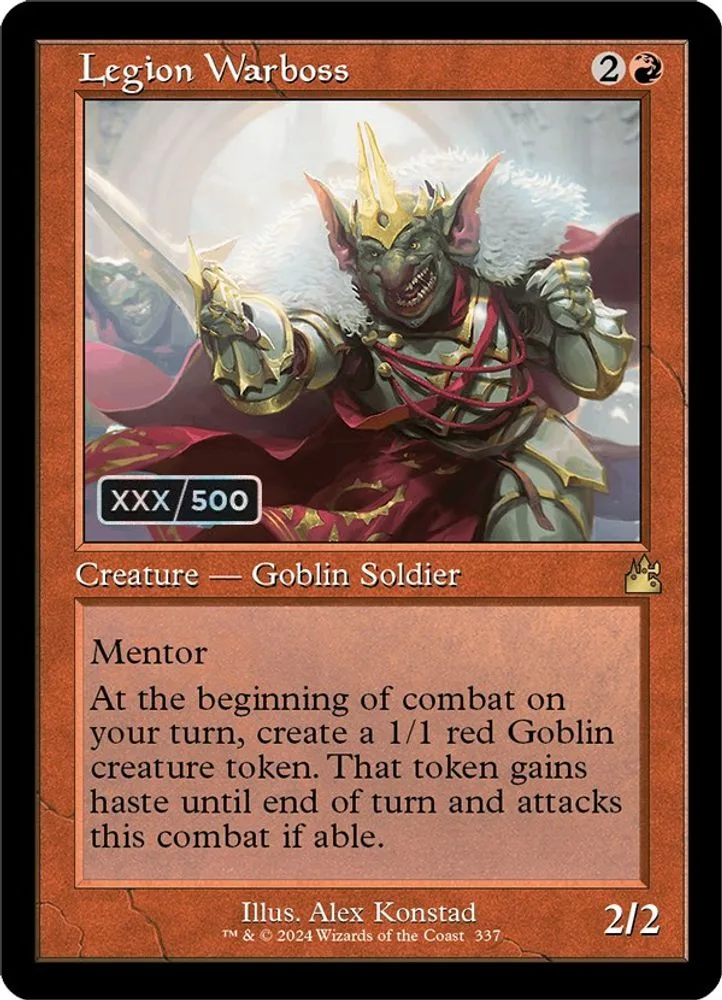 Legion Warboss (Retro Frame · Serial Numbered)