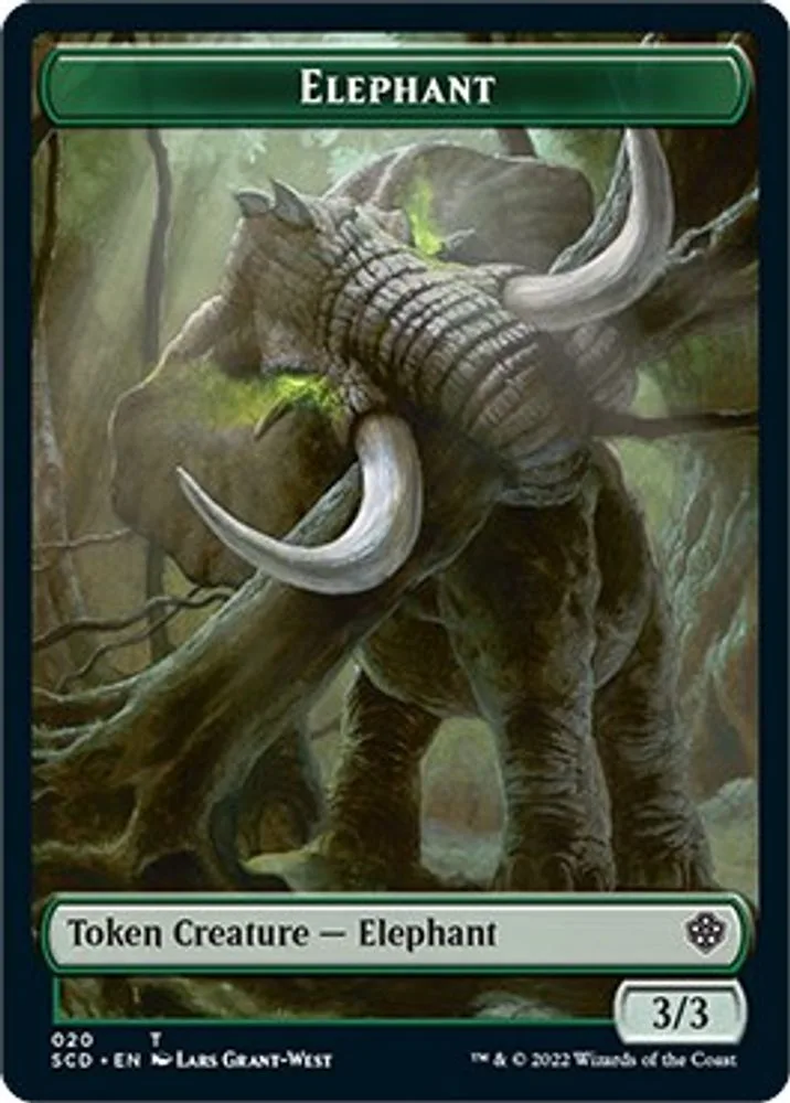 Elephant // Thopter Double-Sided Token