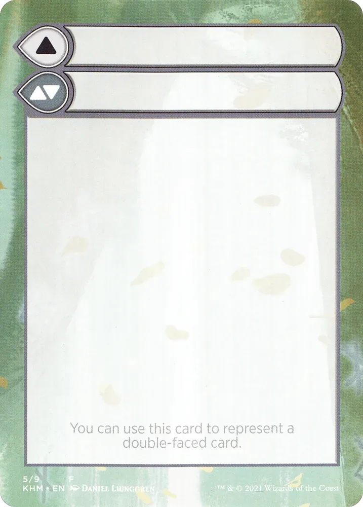 Double-Faced Substitute Card