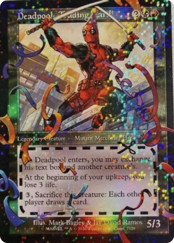 Deadpool, Trading Card