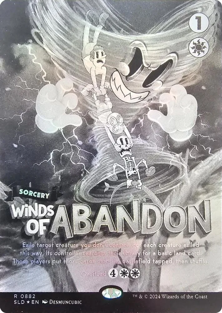 Winds of Abandon (Black & White Foil)