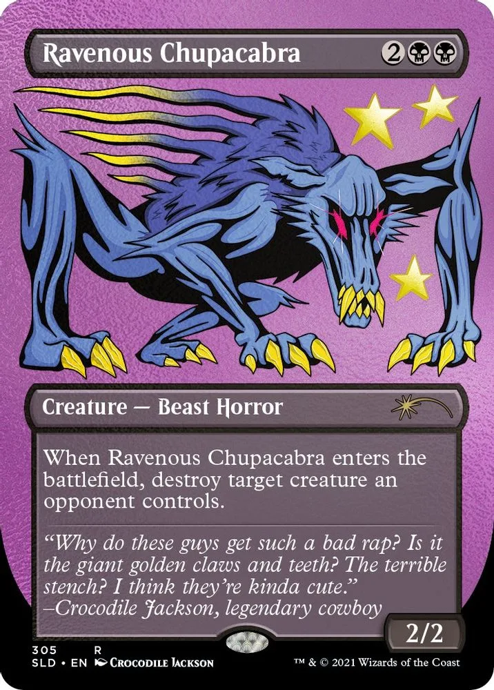 Ravenous Chupacabra (Foil Etched)