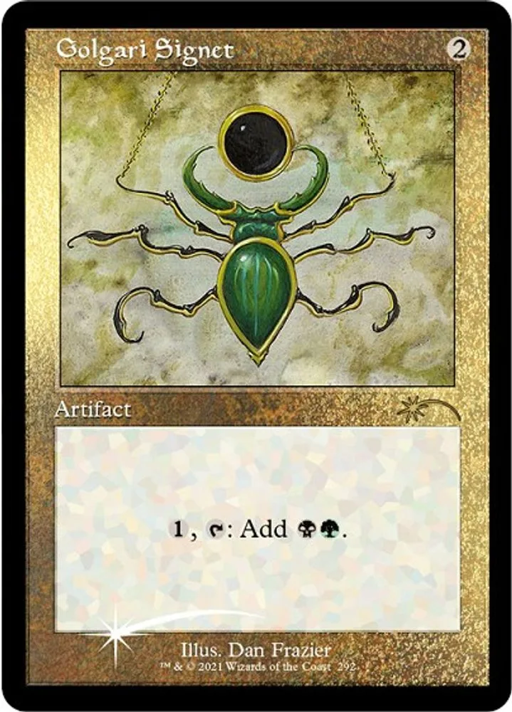 Golgari Signet (Foil Etched)