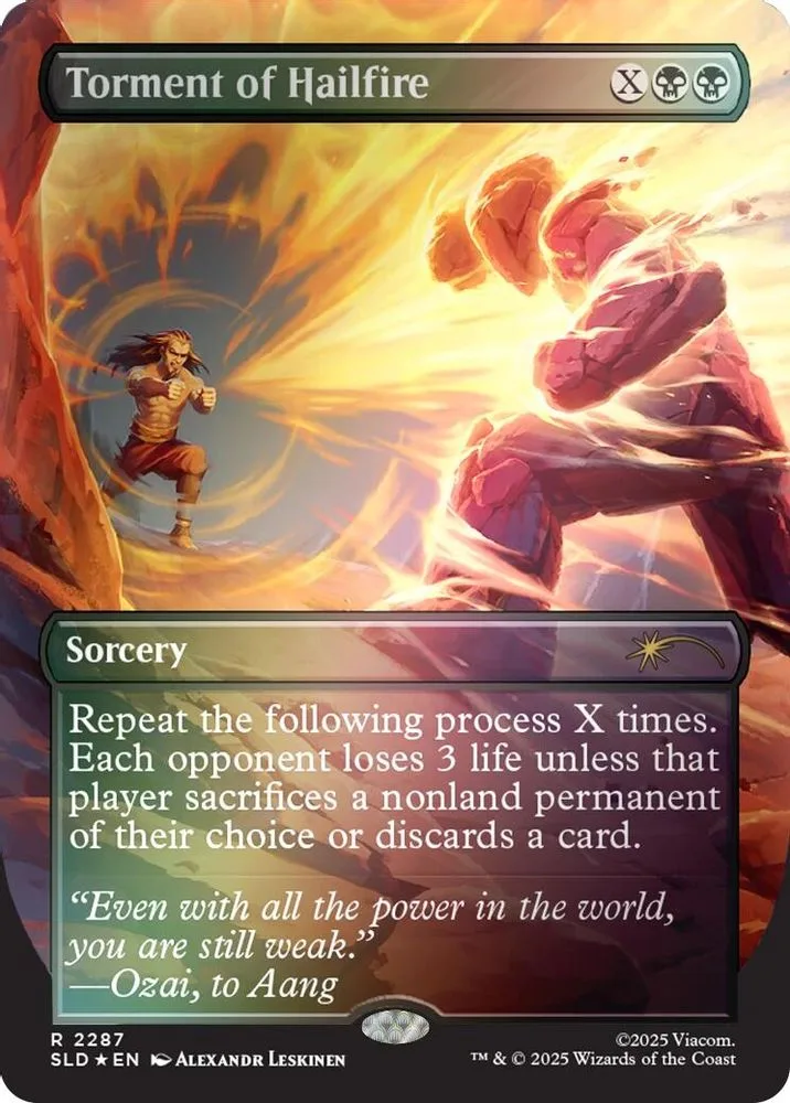 Torment of Hailfire (Rainbow Foil)