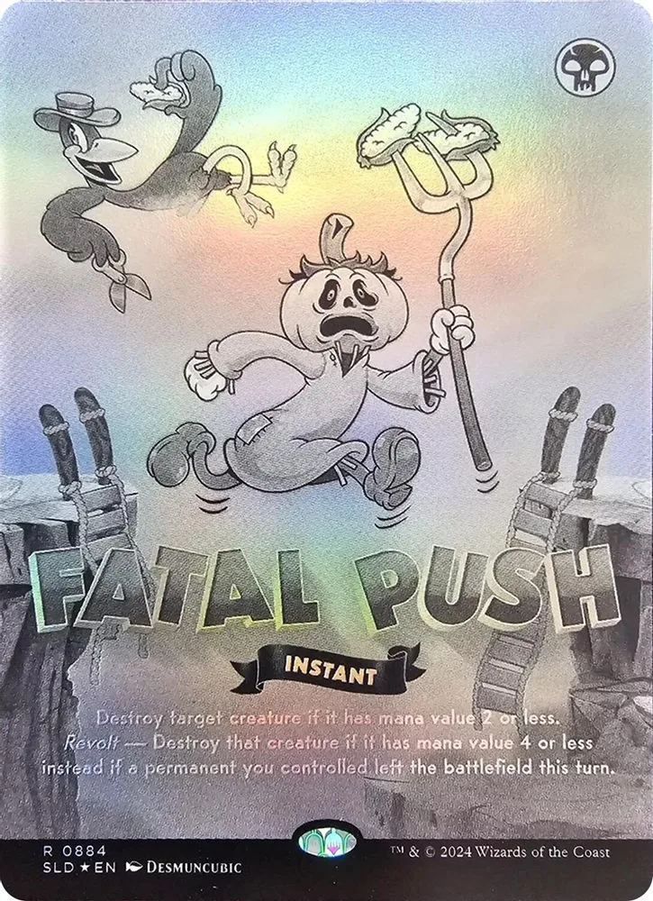Fatal Push (Black & White Foil)