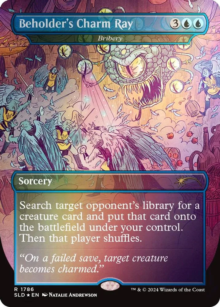 Beholder's Charm Ray - Bribery (Rainbow Foil)