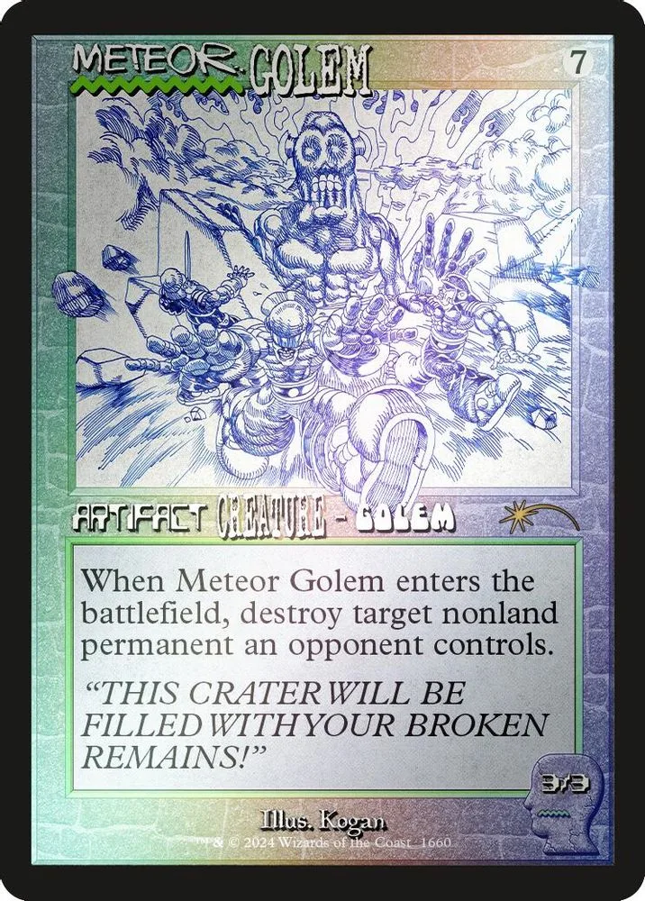 Meteor Golem (Rainbow Foil)