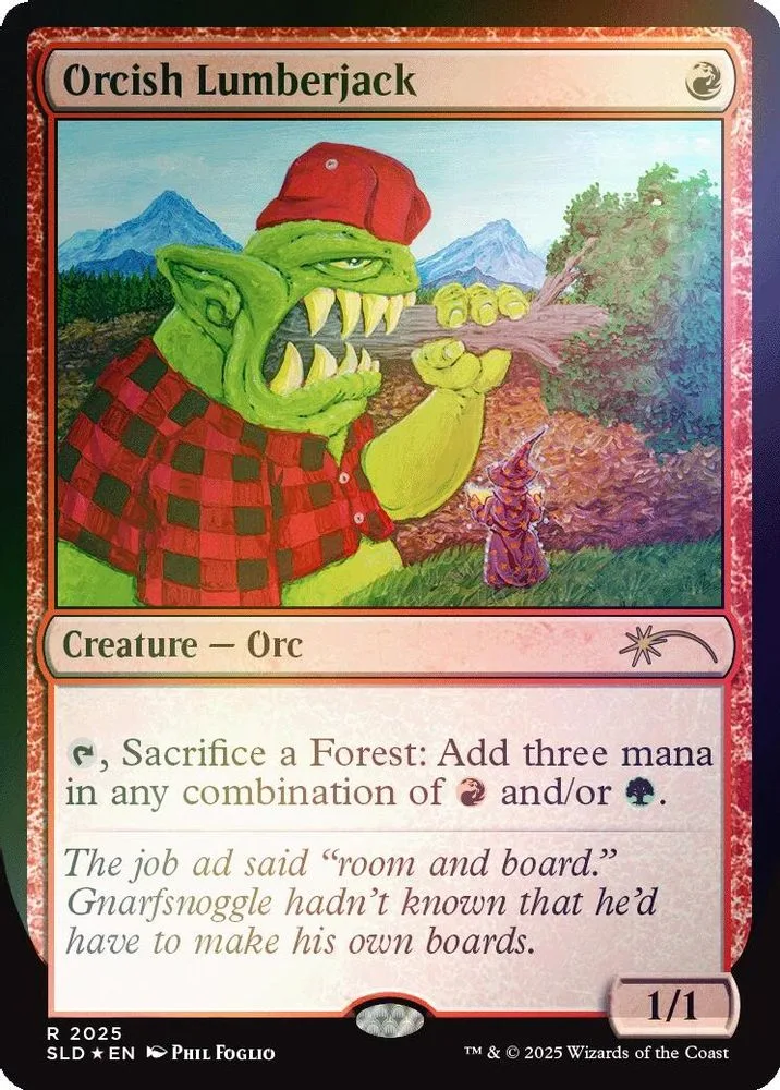 Orcish Lumberjack (Rainbow Foil)