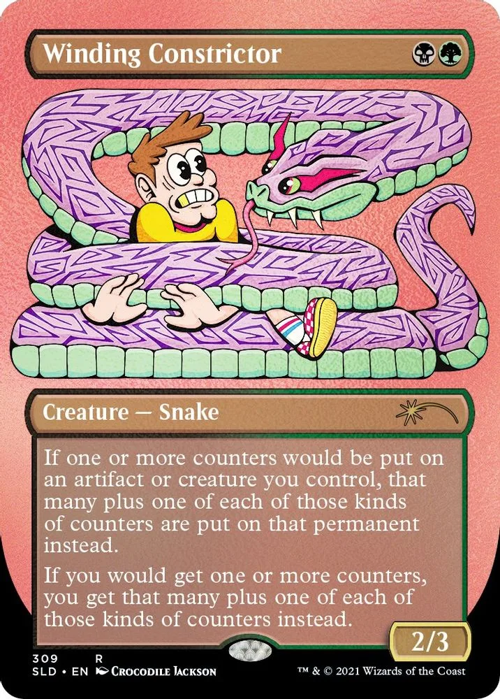 Winding Constrictor (Foil Etched)