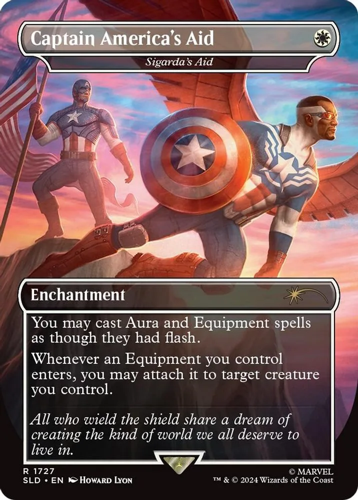 Captain America's Aid - Sigarda's Aid (Rainbow Foil)