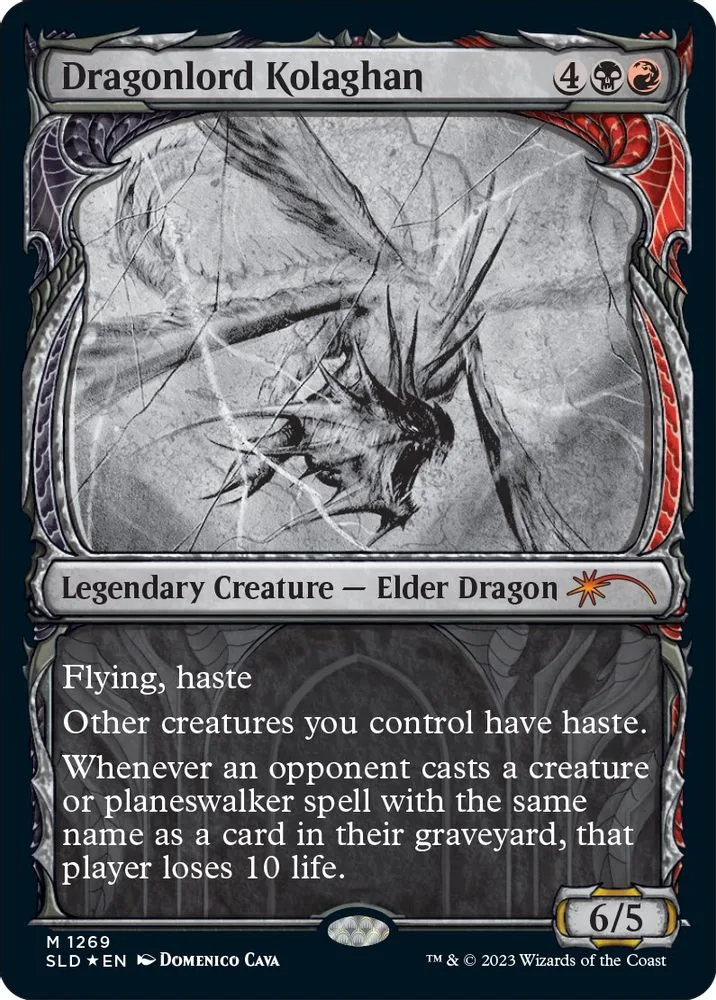 Dragonlord Kolaghan (Halo Foil)