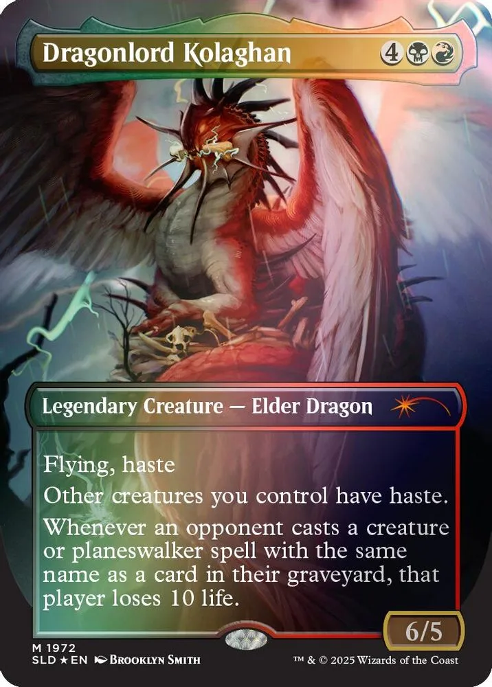 Dragonlord Kolaghan (Rainbow Foil)