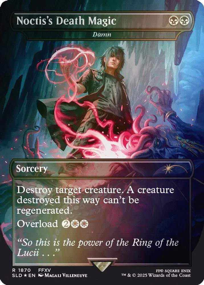 Noctis's Death Magic - Damn (Rainbow Foil)