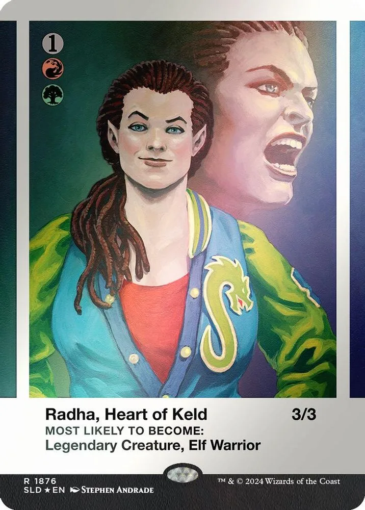 Radha, Heart of Keld (Rainbow Foil)