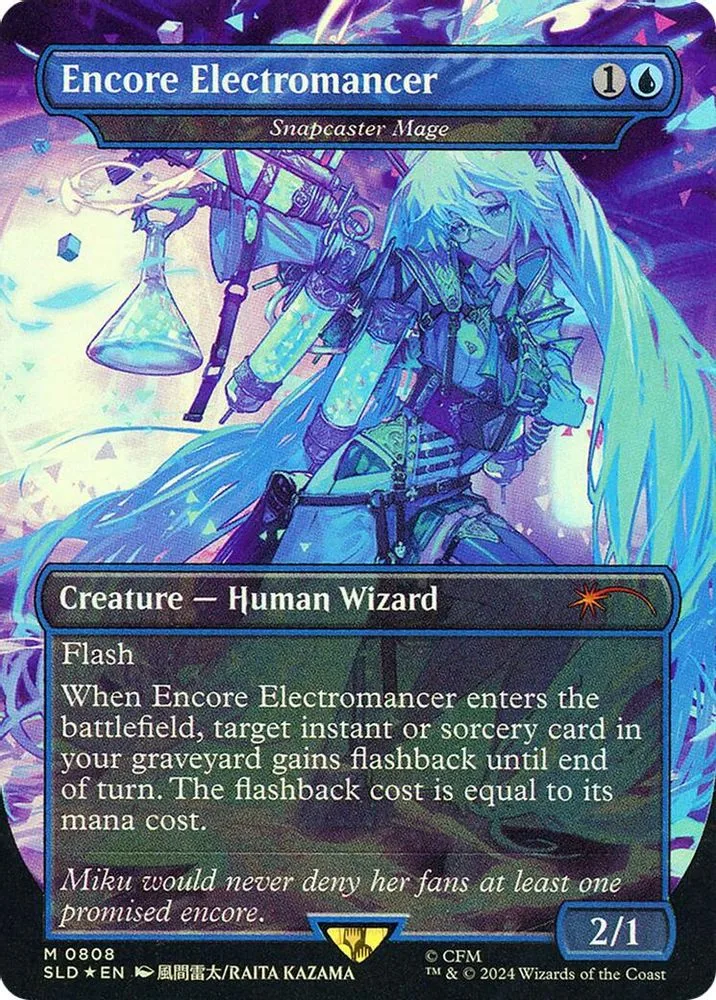 Encore Electromancer - Snapcaster Mage (Rainbow Foil)