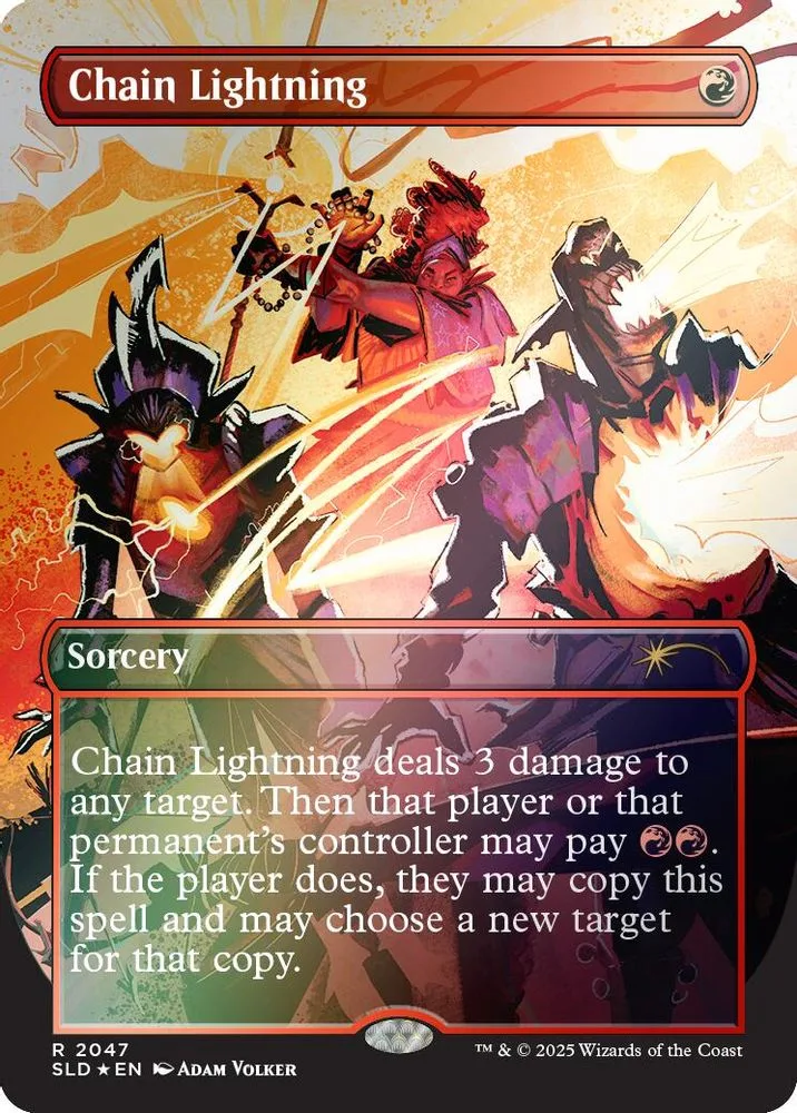 Chain Lightning (Rainbow Foil)