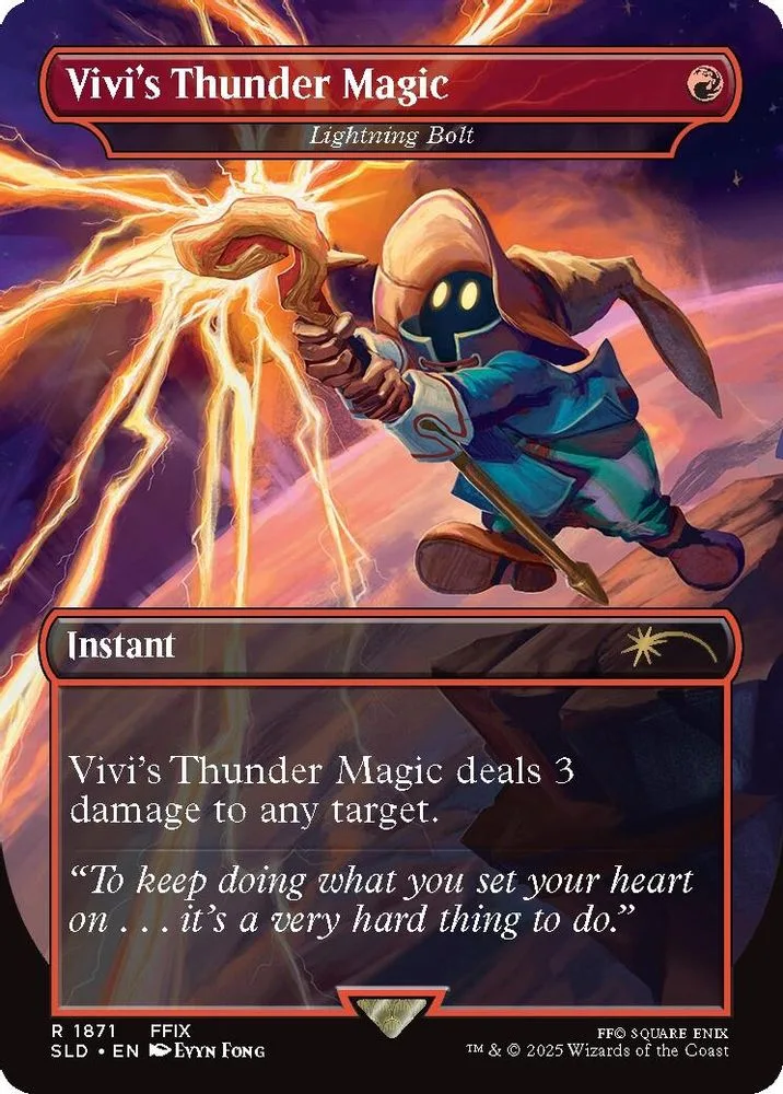 Vivi's Thunder Magic - Lightning Bolt
