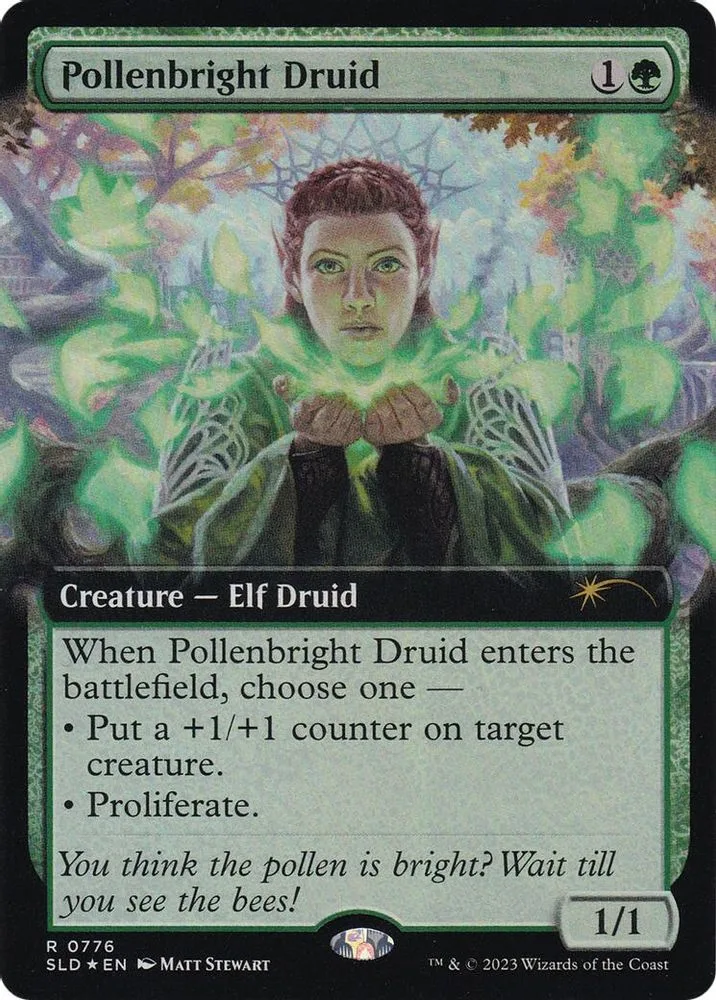 Pollenbright Druid (Extended Art)